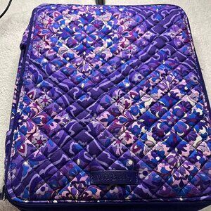 Vera Bradley laptop case regal Rosette 12 inches long and 10 inches across